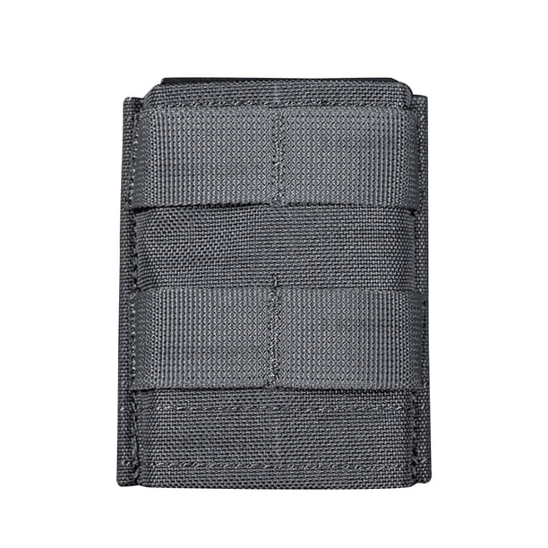 Advancent Bolsa de nailon para revistas, portador individual, resistente al agua, con férula, organizador de herramientas, soporte para acampar, de Gris Advancent OD021822-03