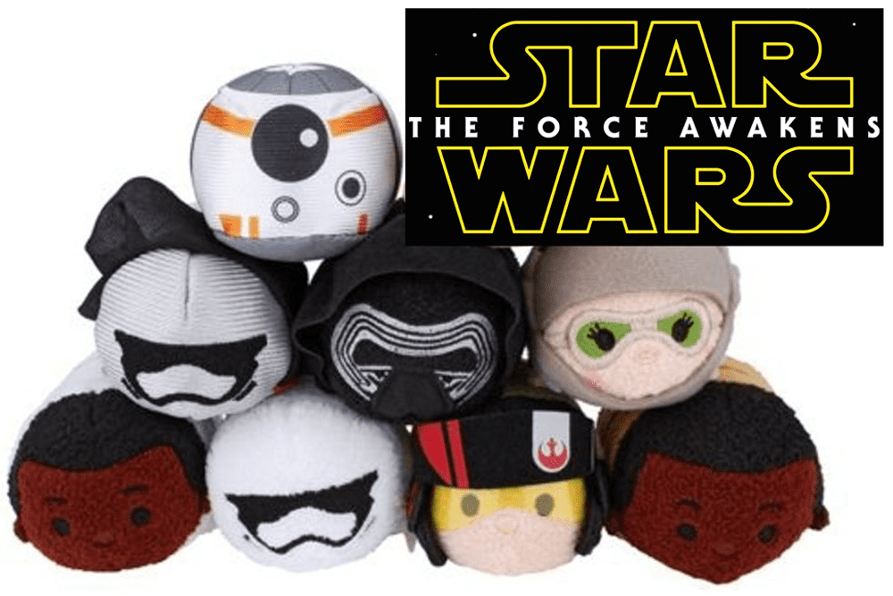 Disney Star Wars Force Awakens Kylo Ren Rey BB-8 tsum tsum collectible plush toy 