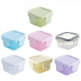 thumbnail image 6 of Small Storage Box,Household Food Grade Thickened Sealed Pet Food Box Bait Fish Drug Jewelry Storage Box,Multicolor Transparent Storage Box for Living Room Bedroom Kitchen(1.96*1.96*1.57in), 6 of 6