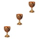 thumbnail image 1 of Bewildely Copa de vino exquisita Copa de vidrio en relieve para conocedores de vino Vasos sofisticados Calabaza dorada Type1 NO1, 1 of 1