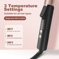 thumbnail image 2 of JINCBY Clearance，Mini Curling Iron For Short Hair 25 Mm Curling Iron Small Curls With 3 Adjustable Temperature Ceramic Mini Curler LED Display,Gift for Women, 2 of 5