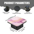 thumbnail image 2 of Hitch Cover Fits For 2-Inch Hitch,Elegant Lilac And Pink Watercolor Background With Golden Veinsrubber Trailer Hitch Cover Tube Plug Insert,Car Exterior Accessories, Receiver Tube Hitch Plug, 2 of 6