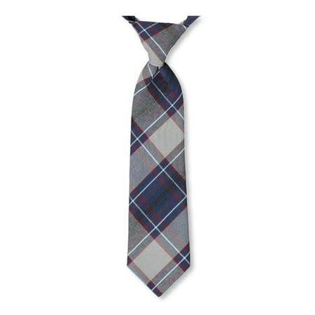 

Cookie s Adjustable Banded Necktie with Clip - gray/royal/burgundy/white *plaid #82* 14