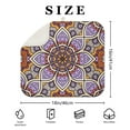 thumbnail image 5 of Colorful Vintage Mandala Coffee Mat – Ultra Absorbent Microfiber Spill Mat, Foldable and Lightweight Dish Drying Pad for Kitchen and Cafe, 5 of 6
