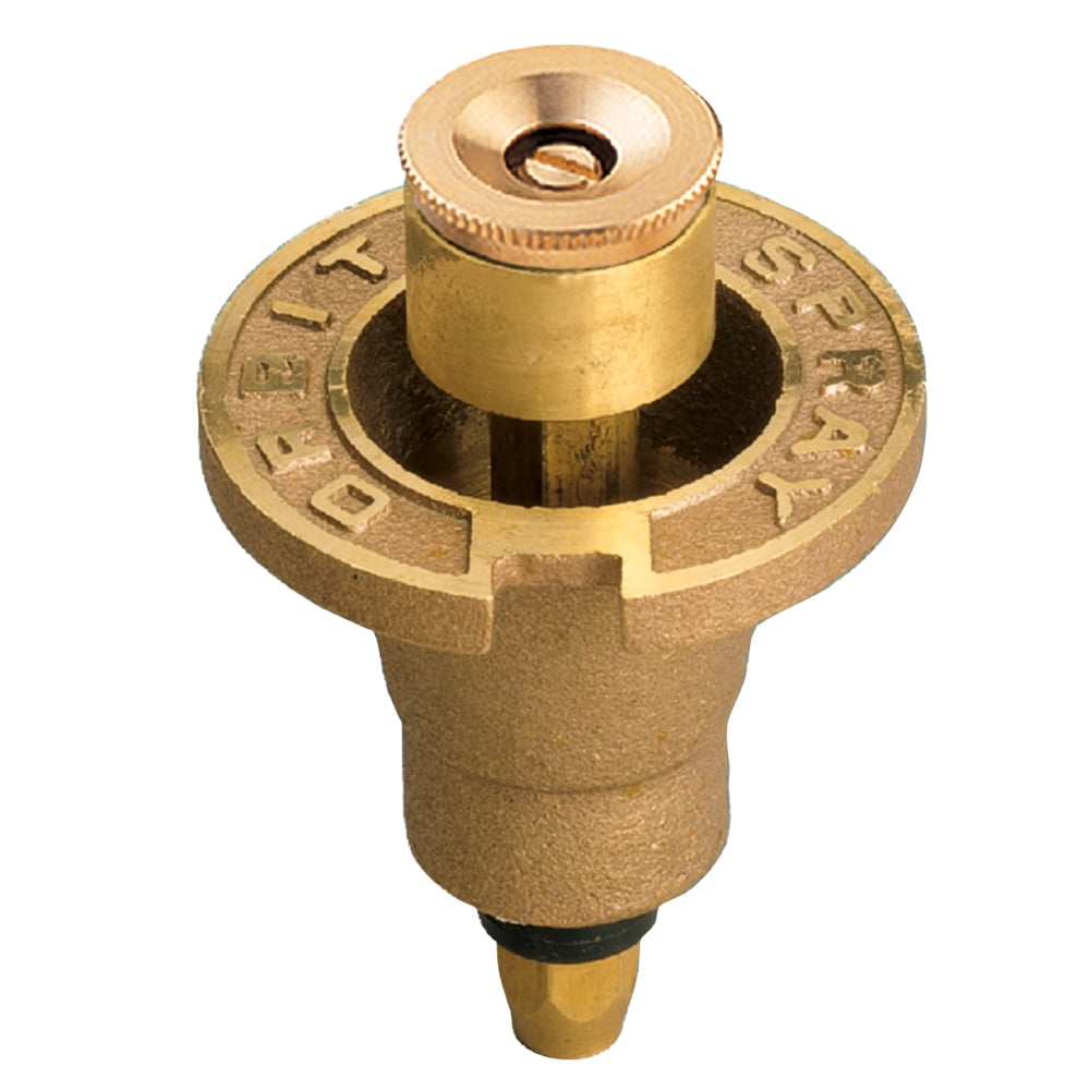 Orbit Brass 180 Degree Half Spray Pattern PopUp Yard Sprinkler Head 54071