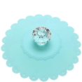thumbnail image 3 of KAIYANG 3 piezas de tapa de taza de vidrio acrílico con forma de diamante de silicona a prueba de polvo, tapa de succión para taza de café, 3 of 5
