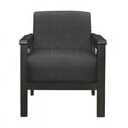 thumbnail image 2 of Lexicon Chaise d'Appoint Rembourrée en Gris Foncé, 2 of 6
