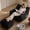Black, variant on Eyisean 41.7" Corduroy Oversized Bean Bag Chair with Ottoman & Side Pocket, Comfy Reading Nook Lounge Chair with Armrests & Back Handle, Lazy Beanbag Floor Sofa for Living Room, No Assembly Required