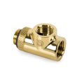thumbnail image 1 of Bitspower T-Block Rotary Fitting, True Brass, 1 of 4