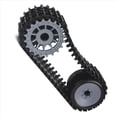 thumbnail image 4 of 2X SNT109 Go Kart Karting ATV UTV Pista Moto de Nieve EléCtrica Quitanieves Pistas de Goma Accesorios para Coches de Juguete, 4 of 5