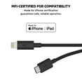 thumbnail image 3 of Belkin F8J236bt04-BLK DuraTek Plus Lightning to USB-A Cable, 4 Feet (Black), 3 of 13