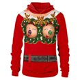 thumbnail image 4 of Sudaderas de Cuello Redondo de Navidad Para Mujer Sudaderas Con Capucha Estampado de Moda Tops Blusa de Manga Larga Odeerbi  ODB192287, 4 of 5