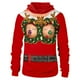 thumbnail image 4 of Pntutb Blusa con capucha de manga larga con estampado navideño divertido informal para mujer Tops para parejas Liquidación Pntutb Pntutb-4501, 4 of 5