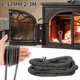 thumbnail image 2 of Cuerda de sellado para chimenea de 6/8/10/12 mm y 2 m, cuerda de sellado de fibra de vidrio para puerta de estufa de leña, repuesto de cuerda de sellado de alta temperatura, 2 of 5