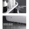 thumbnail image 2 of Estante Colgante Para Champú Soporte De Ducha Flotante Organizador De Champú De Plástico Estante De Baño Carga Pesada Con Toallero Estante De Almacenamiento De Pared Para Baño Accesorios De Cocina Speravity HA015020-00, 2 of 6