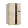 thumbnail image 4 of Salsbury Industries Recessed USPS 14 Door Front Load 4C Horizontal Mail Center with 2 Parcel Locker, 4 of 4