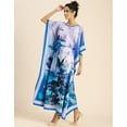 thumbnail image 2 of Printed Viscose Rayon Short Sleeve Kaftan - Round Neck, Relaxed Fit Vacation Wear, 2 of 9
