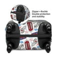 thumbnail image 4 of Balery Luggage Cover London Landmark2 Print Suitcase Covers for Luggage Elastic Washable Suitcase Protector Fits 18-32 Inch Luggage-Small, 4 of 9