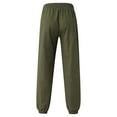 thumbnail image 4 of Ketyyh-chn99 Men Pants Solid Casual Multiple Pockets Outdoor Straight Type Pants Army Green,L, 4 of 5