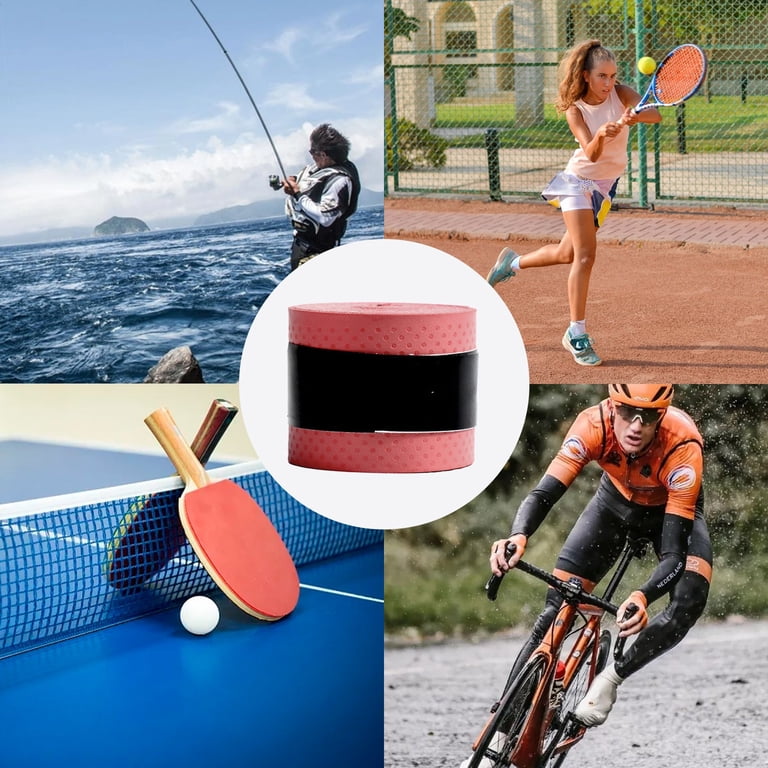Lot 6 Grips De Raquette VTYTZZ – PU Antidérapant, 6 Couleurs Vives, 110x2.5cm – Pour Tennis, Badminton, Squash, Pêche Ou Vélo
