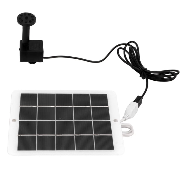 Bomba de Fuente Solar ANGGREK 120L/H Para Estanque Al Aire Libre