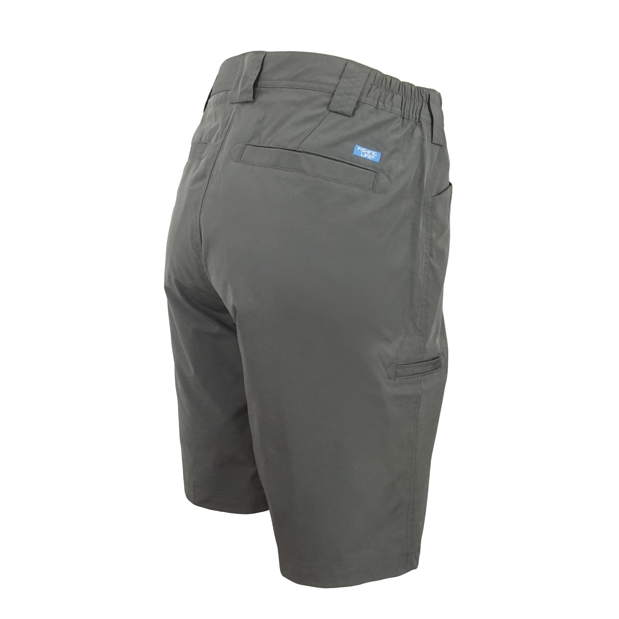 Fishing Life Predator Performance Short, Gray, 38