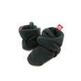 thumbnail image 2 of Wrapables® Fleece Baby Booties with Anti-Skid Bottoms, Black, 0-6 M, 2 of 5