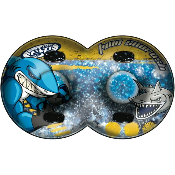 ESP Gemini 61" Inflatable Snow and Pool Tube with Handles for Two Riders