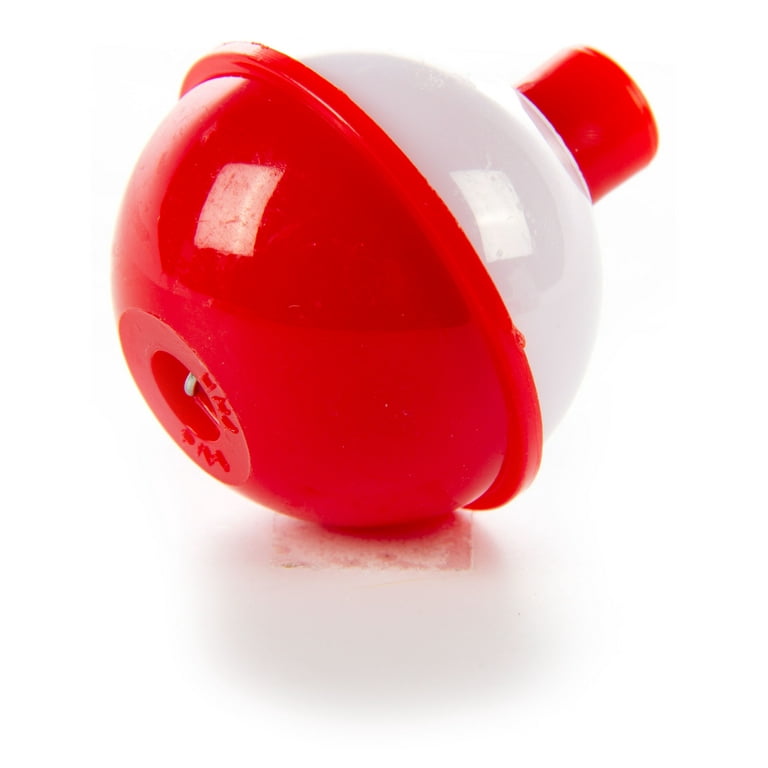 Plastilite Corp Round Bobbers in Red/White, Size 1 from The Fishin' Hole