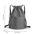 thumbnail image 4 of Mochila de deportes al aire libre Mochila De Baloncesto Con Cordón Mochila Casual Impermeable Plegable Para Hombres Mujeres, 4 of 4
