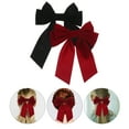 thumbnail image 4 of MRLESS 2pcs Flocking Bows Hair Clip Hair Bow Clips Headdress French Hair Barrettes Ponytail Holder For Adults Kids Party Hair Accessories, 4 of 8