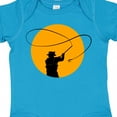 thumbnail image 4 of Inktastic Fly Fishing Sun Silhouette Boys or Girls Baby Bodysuit, 4 of 5