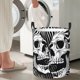 thumbnail image 5 of Fotbe Psychedelic Skull Illusion Art Cesto de Ropa con Asas, Cesto Impermeable de Gran Capacidad, Bolsa de Lavado para Dormitorio, Cesto de Ropa con Ruedas y Asas-Medium, 5 of 6