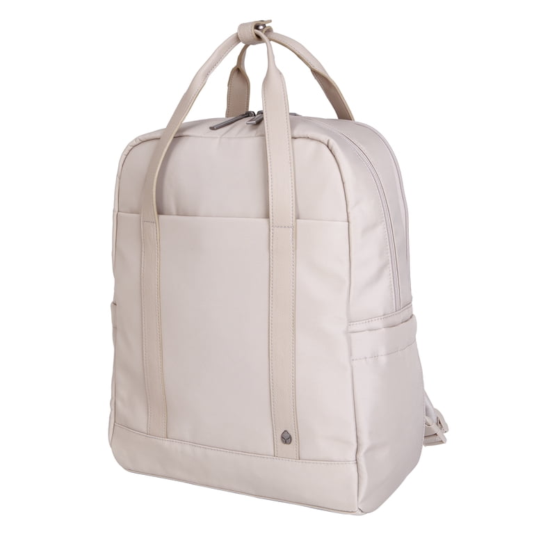 btL 16-inch Nylon Convertible Travel Backpack Tote with 15-inch Laptop  Sleeve, Taupe - Walmart.com