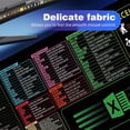 thumbnail image 3 of BNITCULT Excel Cheat Sheet Desk Mat,Updated Shortcuts & Gaming Desk Pad (31.5"x11.8"),Non-Slip,Spill-Proof,Black Fabric & Rubber Large Mouse Pad., 3 of 7