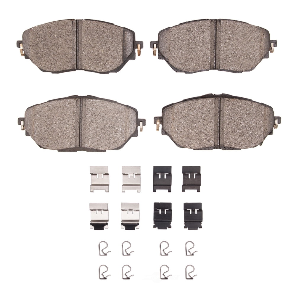 Dynamic Friction Company 1551-2065-01 DFC 5000 Advanced Brake Pads - Ceramic and Hardware Kit - OE