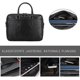 thumbnail image 4 of Men's briefcase work bag business bag leather men's work bag business laptop bag Large capacity, 4 of 5