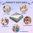 thumbnail image 4 of Birthday Gifts for Women, Birthday Gifts for Women Friendship Unique, Happy Birthday Gifts for Her Men Mom Grandma Wife, Best Birthday Gift Ideas, Happy Birthday Decorations Throw Blanket 50"x60" Red, 4 of 5