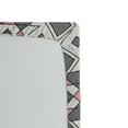 thumbnail image 2 of Ambesonne Abstract Fitted Sheet, Geometric Aztec Ethnic, Queen Size, Grey Pearl Pale Pink, 2 of 2