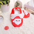 thumbnail image 6 of Karoyedx Slippers for Girls Toddler Boys Girls Unisex Cute Soft Crib Shoes Christmas Toddler Kid Shoes Children's Cotton Slippers Red Size,9.5, 6 of 6