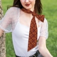 thumbnail image 2 of Zufioo fall Maple Print Women's Long Silk Scarves, Dust and Sun Protection Headscarves, Scarves, Handbags, Clothing Accessories, Suitable for Travel, Dating-One Size, 2 of 7