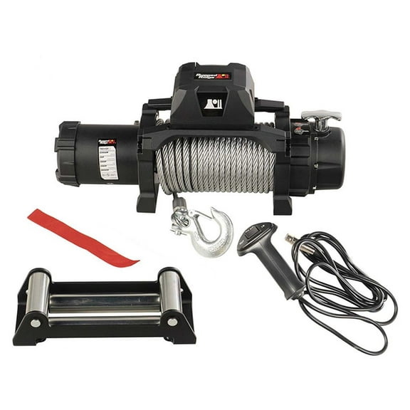 Rugged Ridge by RealTruck 12,500 LB Trekker Winch | Synthetic Rope, IP68 Waterproof, Wireless | 15100.25