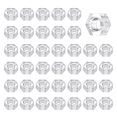 thumbnail image 1 of Uxcell 40Pcs Clear Hex Nuts Assortment, M6 Fine Thread Hex Machine Screw Nuts, 1 of 5
