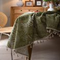 thumbnail image 4 of Guozer Decorative Tablecloth with Tassels Retro Cotton and Linen Tablecloth Coffee Table Covers for Party Decor, 4 of 6
