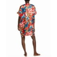 thumbnail image 2 of N Natori womens  Tropical Breeze Satin Dress, l, Red, 2 of 3