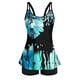 thumbnail image 5 of TaTaai Women's Push Up Bikini Set, Sheer Racerback Swimsuit with Ruched Skirt Cover, Floral Print Two Piece for Summer Beach Gift, 5 of 6