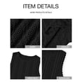 thumbnail image 4 of Shine Up Knit Tank Tops for Women Beach Vacation Clothes Summer Casual Crochet Tops Vest, 4 of 4