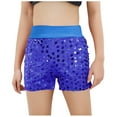 thumbnail image 3 of Pounoo New 2025 Shorts for Girls 4-16 Casual Solid Summer Shorts Elastic Waisted Quick Drying Girls Shorts 7-8, 3 of 4
