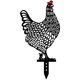 thumbnail image 4 of 5 estatuas de jardín decorativas hechas a mano con forma de pollo, figura de jardín de acrílico, decoración de jardín hecha a mano, para exteriores, patio trasero, L, 4 of 4