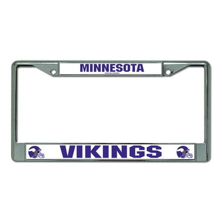 NFL - Minnesota Vikings Chrome License Plate Frame